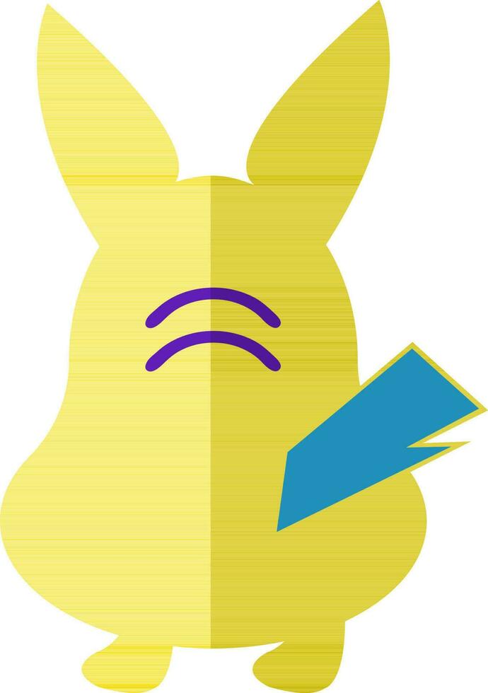 pikachu mit Mauszeiger Symbol. vektor