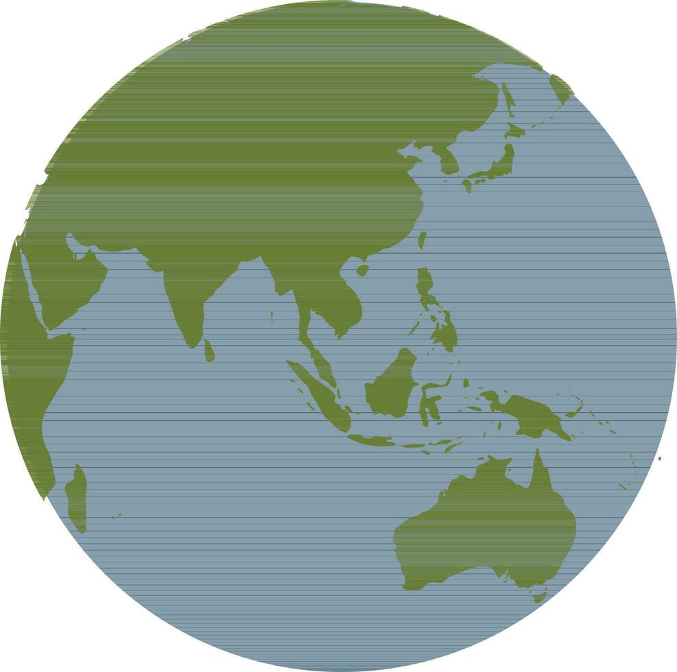 Blau und Grün Erde Globus. vektor