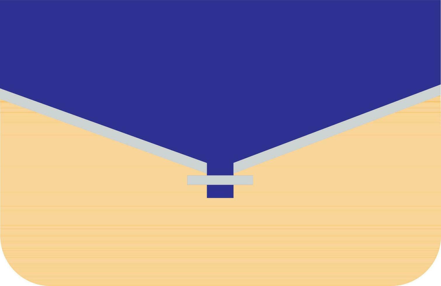 illustration av väska ikon för dokumentera i Färg. vektor