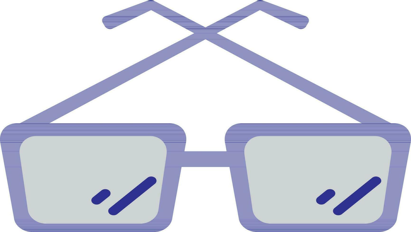 Illustration von Brille Symbol zum Auge. vektor