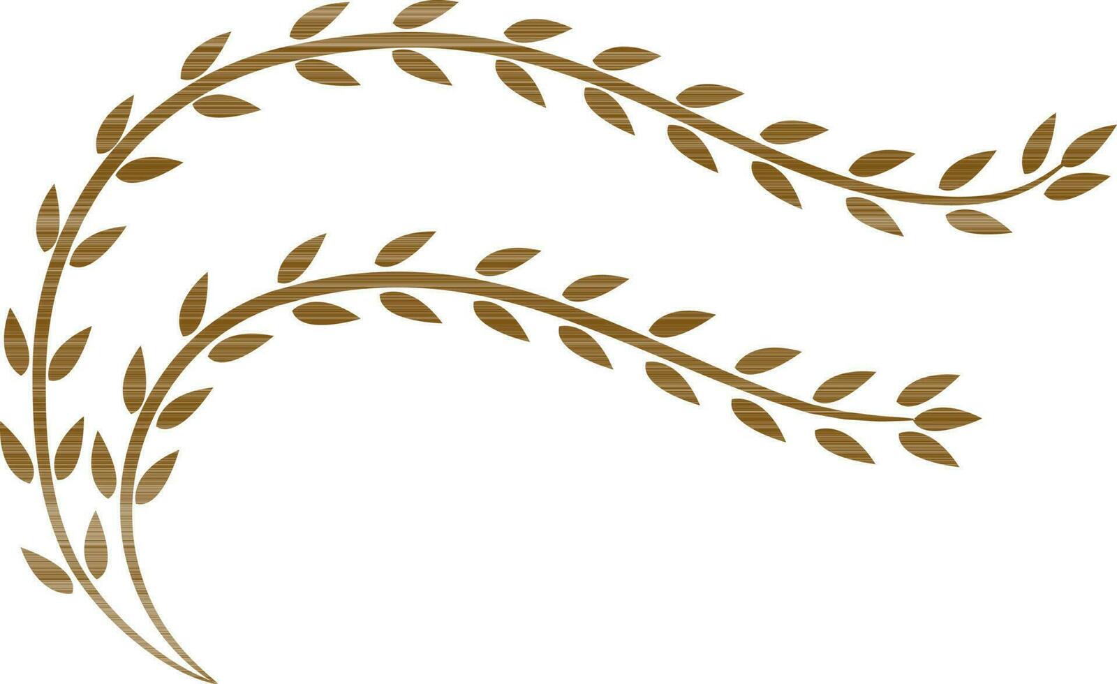Symbol von Weizen Ohr. vektor