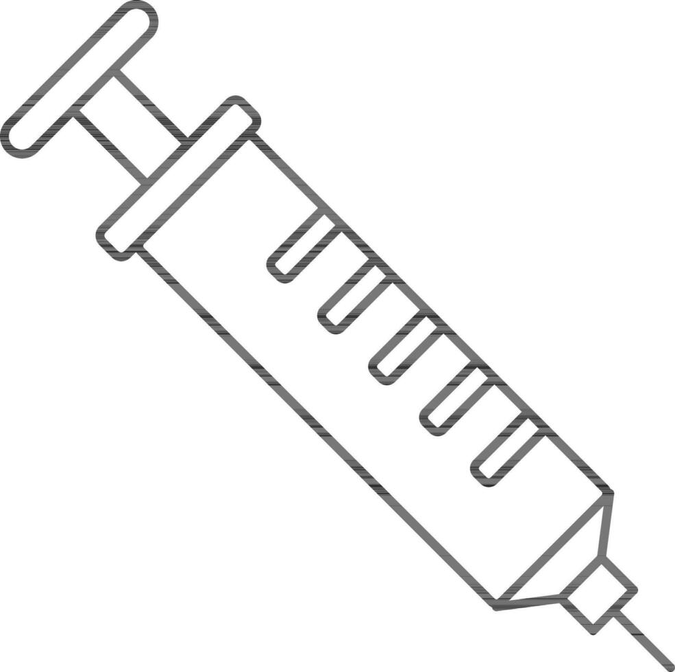 linje konst spruta ikon i platt stil. vektor