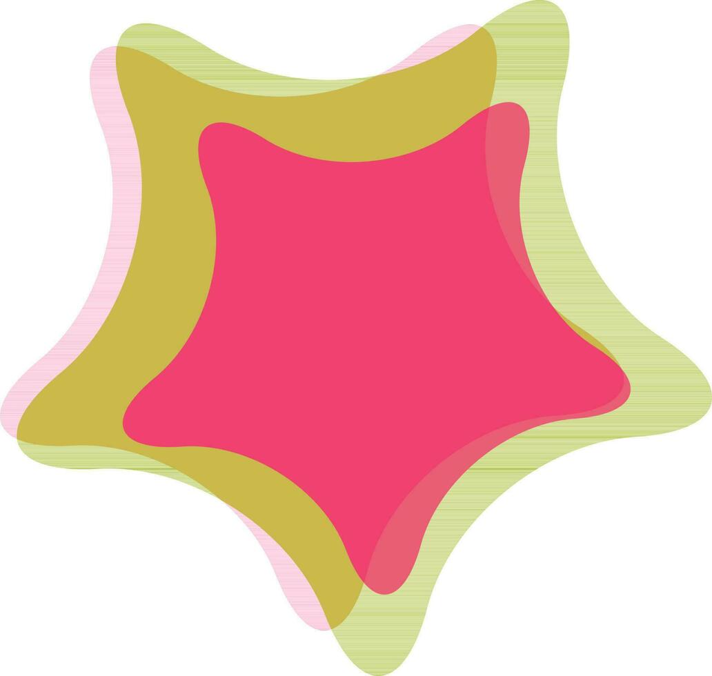 illustration av en stjärna. vektor