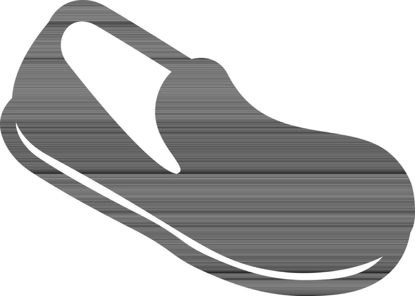 schwarz Schuhe Symbol auf Weiß Hintergrund. vektor