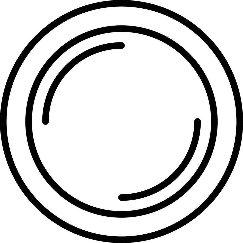 vektor illustration av mynt ikon i platt stil.