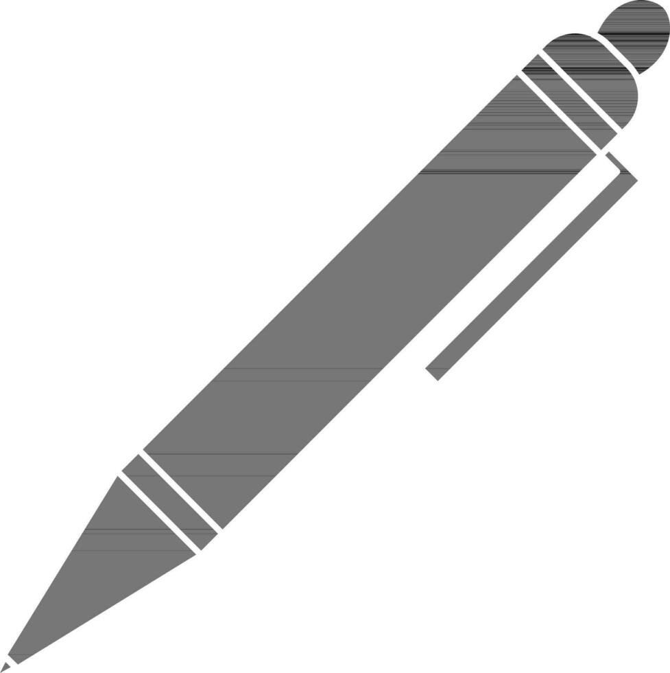 Glyphe Stil von Stift Symbol zum Büro arbeiten. vektor