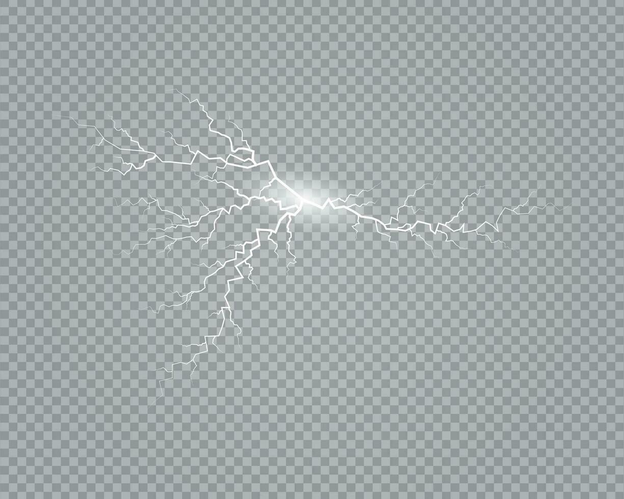 elektrisk och blixt, vektor illustration
