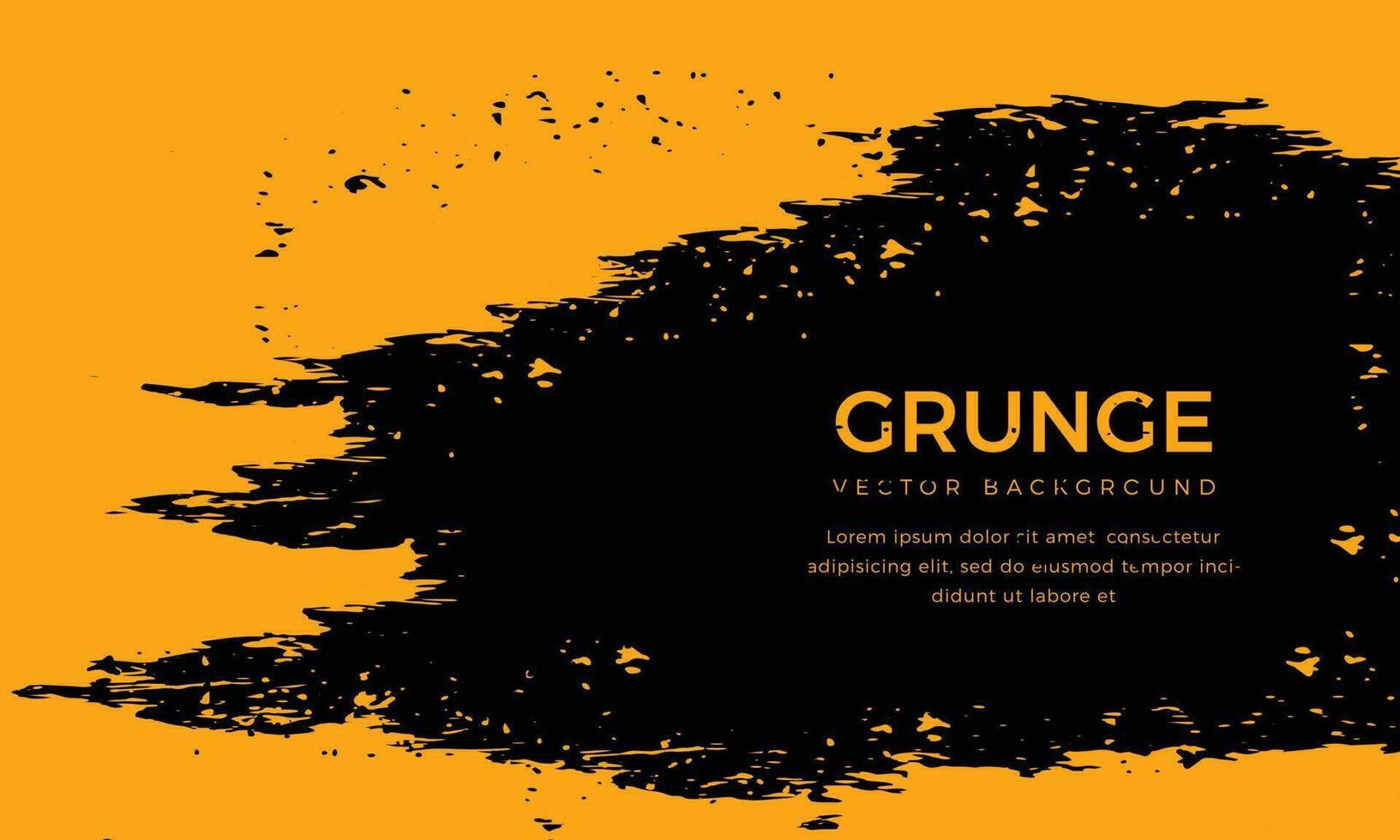 abstrakt schwarz und Orange Hintergrund mit Grunge Textur. bunt Hintergrund Design. Orange und schwarz Vektor Grunge texturiert Hintergrund