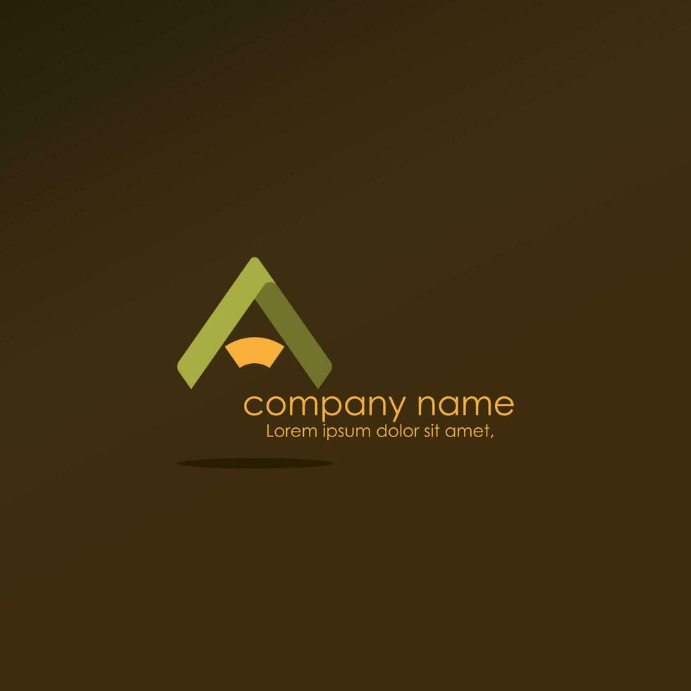 Logo Symbol Design Brief ein monogrammiert gestalten Kreis braun Orange Luxus Farbe zum Firmen, Shops, und Produkte, elegant einfach attraktiv vektor