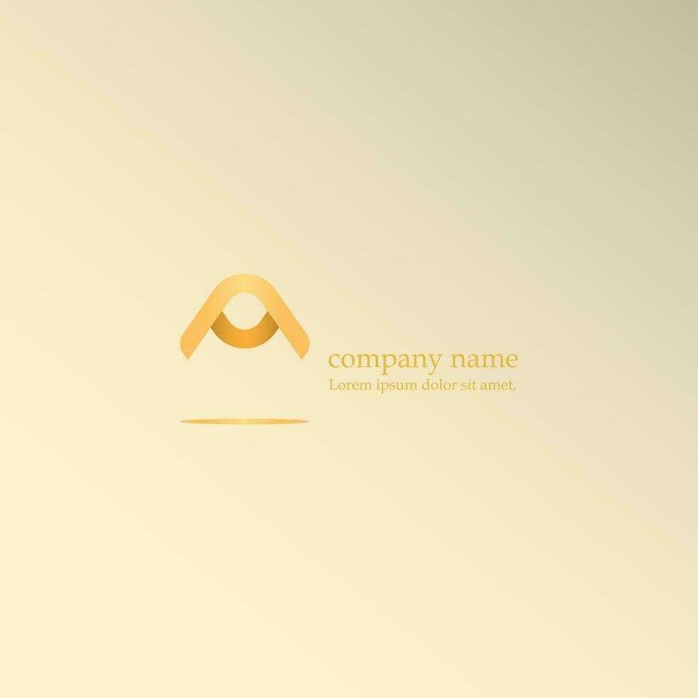 Logo Symbol Design Brief ein monogrammiert gestalten Kreis braun Orange Luxus Farbe zum Firmen, Shops, und Produkte, elegant einfach attraktiv vektor