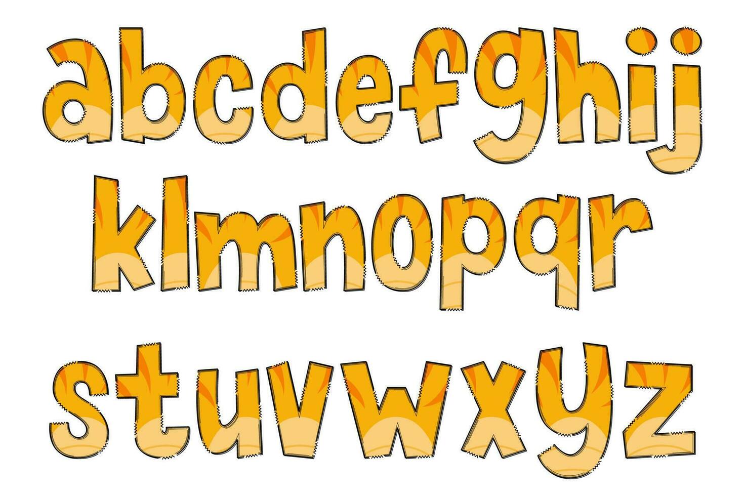 handgjord dinosaurie hud brev. Färg kreativ konst typografisk design vektor