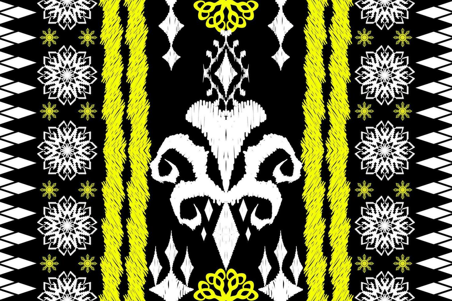 etnisk figur aztec broderi stil. geometrisk ikat orientalisk traditionell konst mönster.design för etnisk bakgrund, tapeter, mode, kläder, omslag, tyg, element, sarong, grafik, vektor illustration