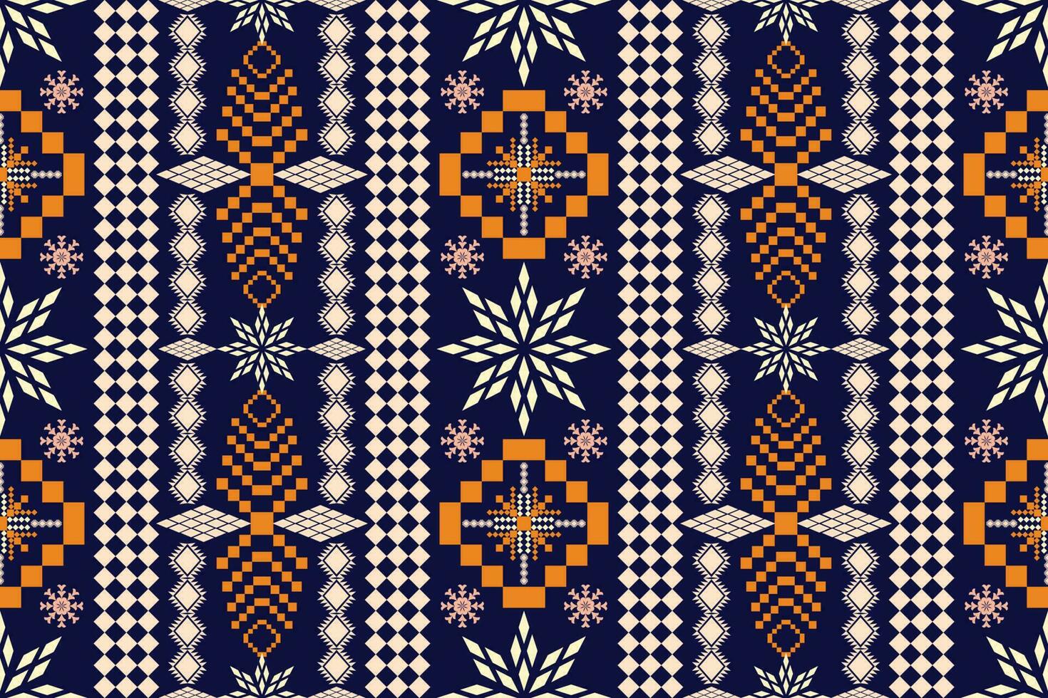 etnisk figur aztec broderi stil. geometrisk ikat orientalisk traditionell konst mönster.design för etnisk bakgrund, tapeter, mode, kläder, omslag, tyg, element, sarong, grafik, vektor illustration