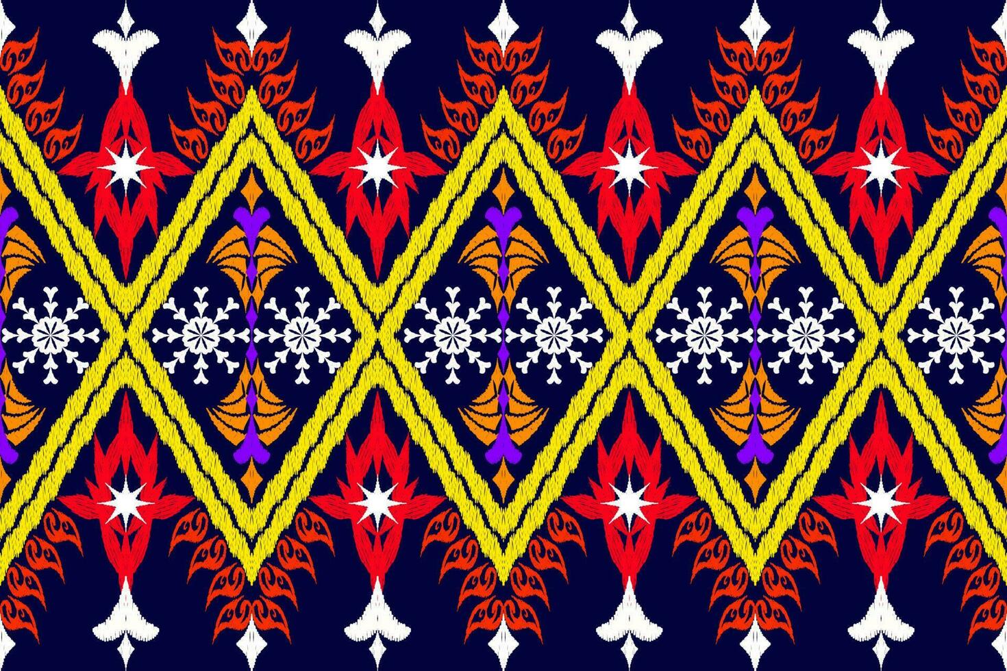 etnisk figur aztec broderi stil. geometrisk ikat orientalisk traditionell konst mönster.design för etnisk bakgrund, tapeter, mode, kläder, omslag, tyg, element, sarong, grafik, vektor illustration