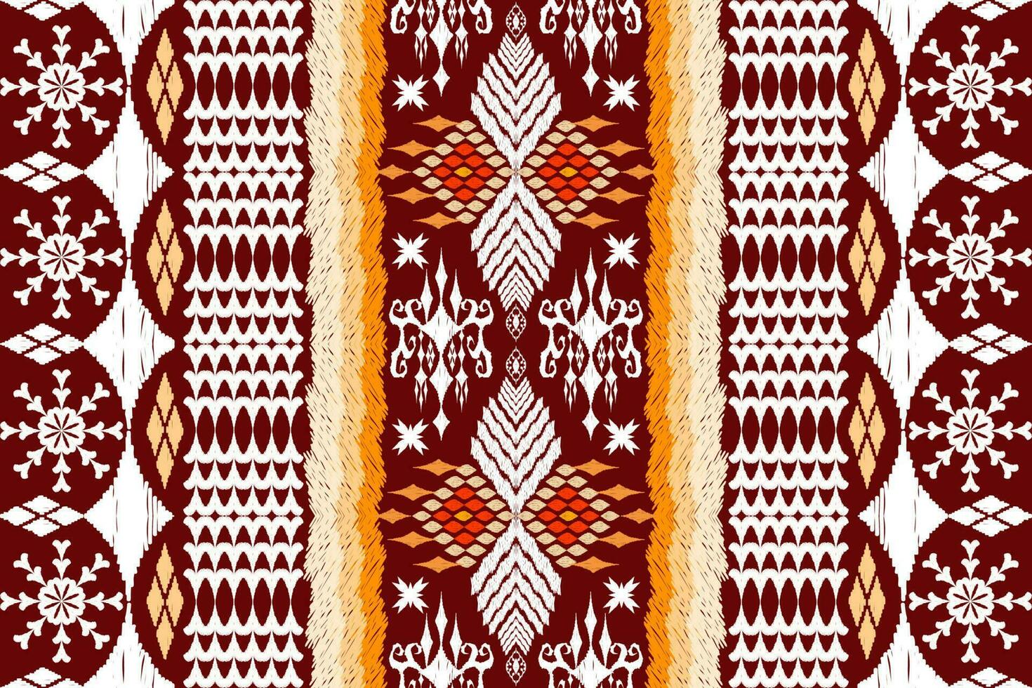 ethnisch Zahl aztekisch Stickerei Stil. geometrisch Ikat orientalisch traditionell Kunst Musterdesign zum ethnisch Hintergrund, Hintergrund, Mode, Kleidung, Verpackung, Stoff, Element, Sarong, Grafik, Vektor Illustration