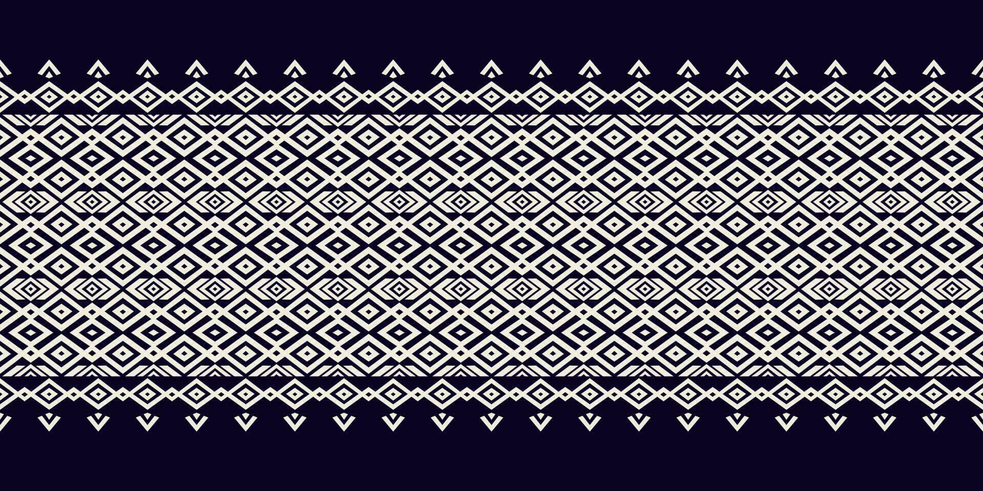 ethnisch abstrakt Ikat Kunst. nahtlos Muster im Stammes-, Volk Stickerei, und Mexikaner Stil. aztekisch geometrisch Kunst Ornament drucken. Design zum Teppich, Hintergrund, Kleidung, Verpackung, Stoff, Abdeckung, Textil. vektor