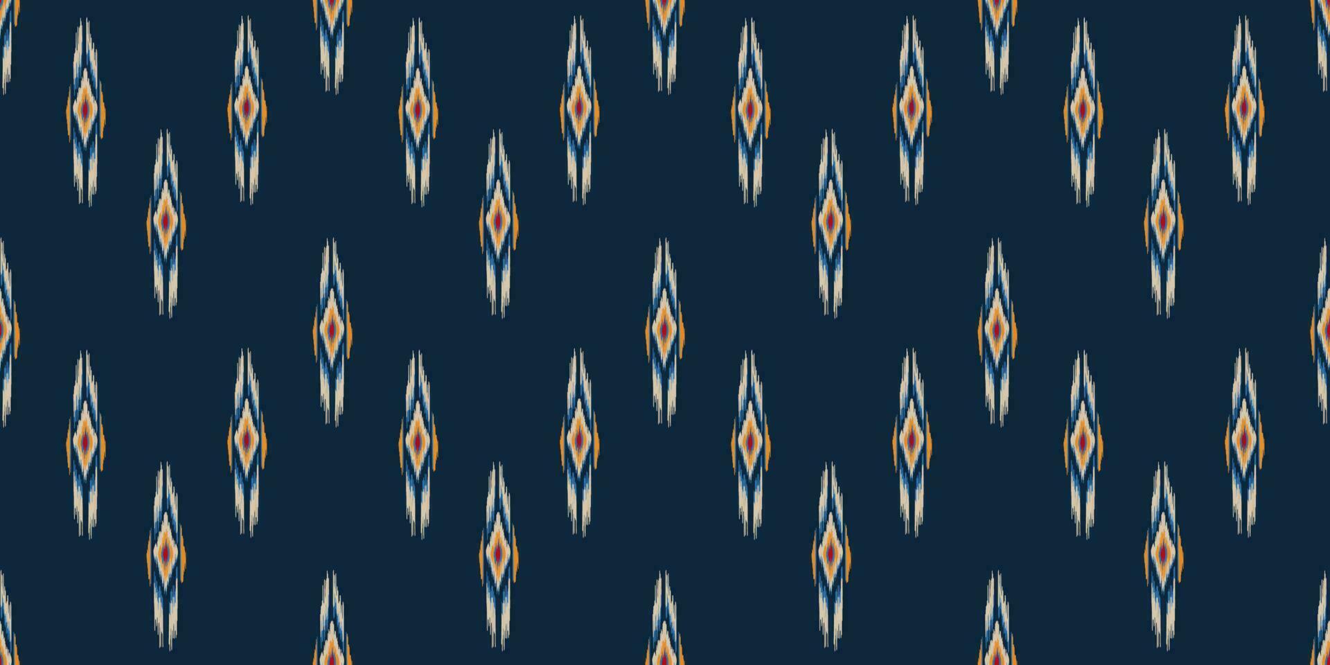 ethnisch abstrakt Ikat Kunst. nahtlos Muster im Stammes-, Volk Stickerei, und Mexikaner Stil. aztekisch geometrisch Kunst Ornament drucken. Design zum Teppich, Hintergrund, Kleidung, Verpackung, Stoff, Abdeckung, Textil. vektor