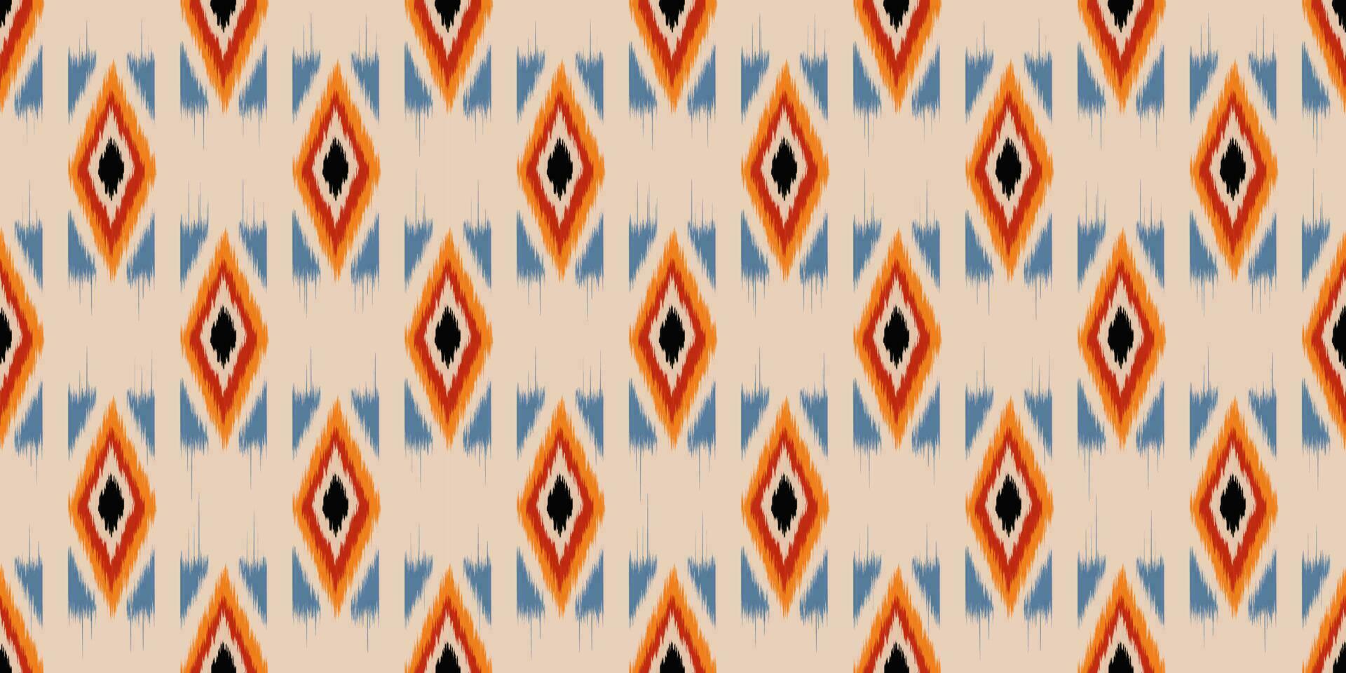 etnisk abstrakt ikat konst. sömlös mönster i stam, folk broderi, och mexikansk stil. aztec geometrisk konst prydnad skriva ut. design för matta, tapet, Kläder, omslag, tyg, omslag, textil. vektor