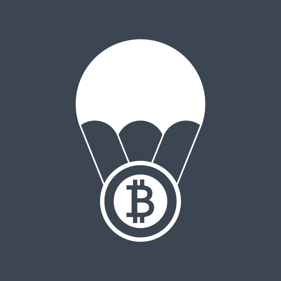 Bitcoin Flat Vector Logo Finanzen