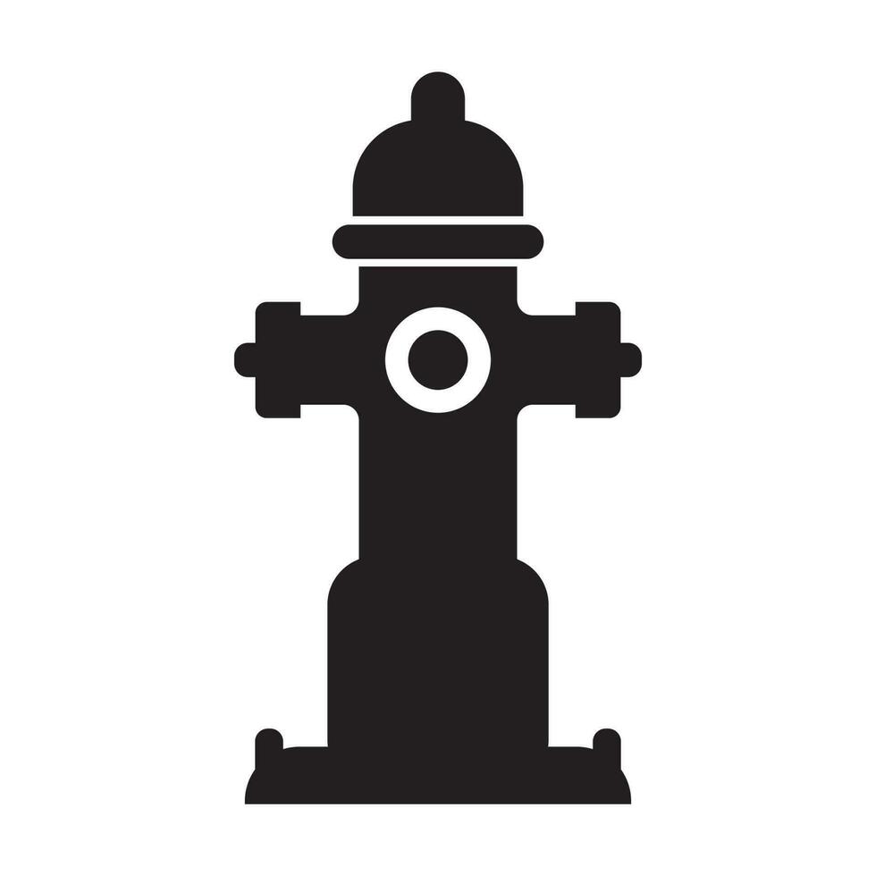 Feuer Hydrant Symbol Symbol, Logo Vektor Illustration Design Vorlage