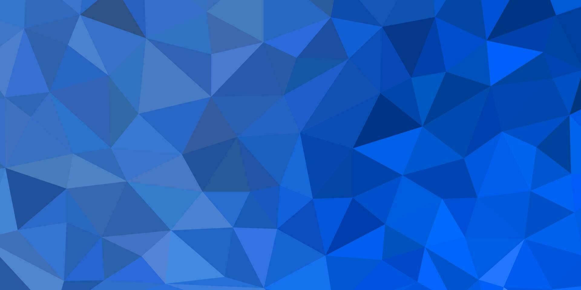 abstrakt blå geometrisk bakgrund med trianglar design vektor