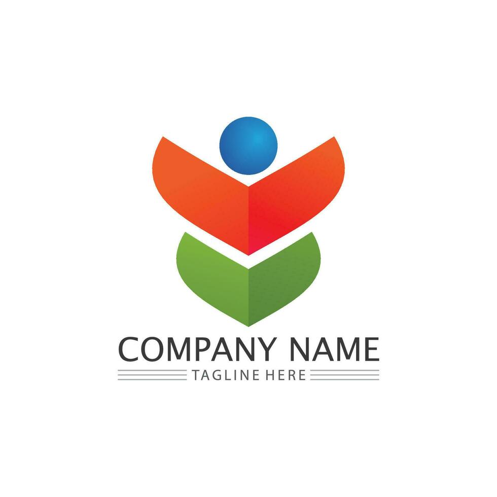 företag ikon och logotyp design vektor grafisk