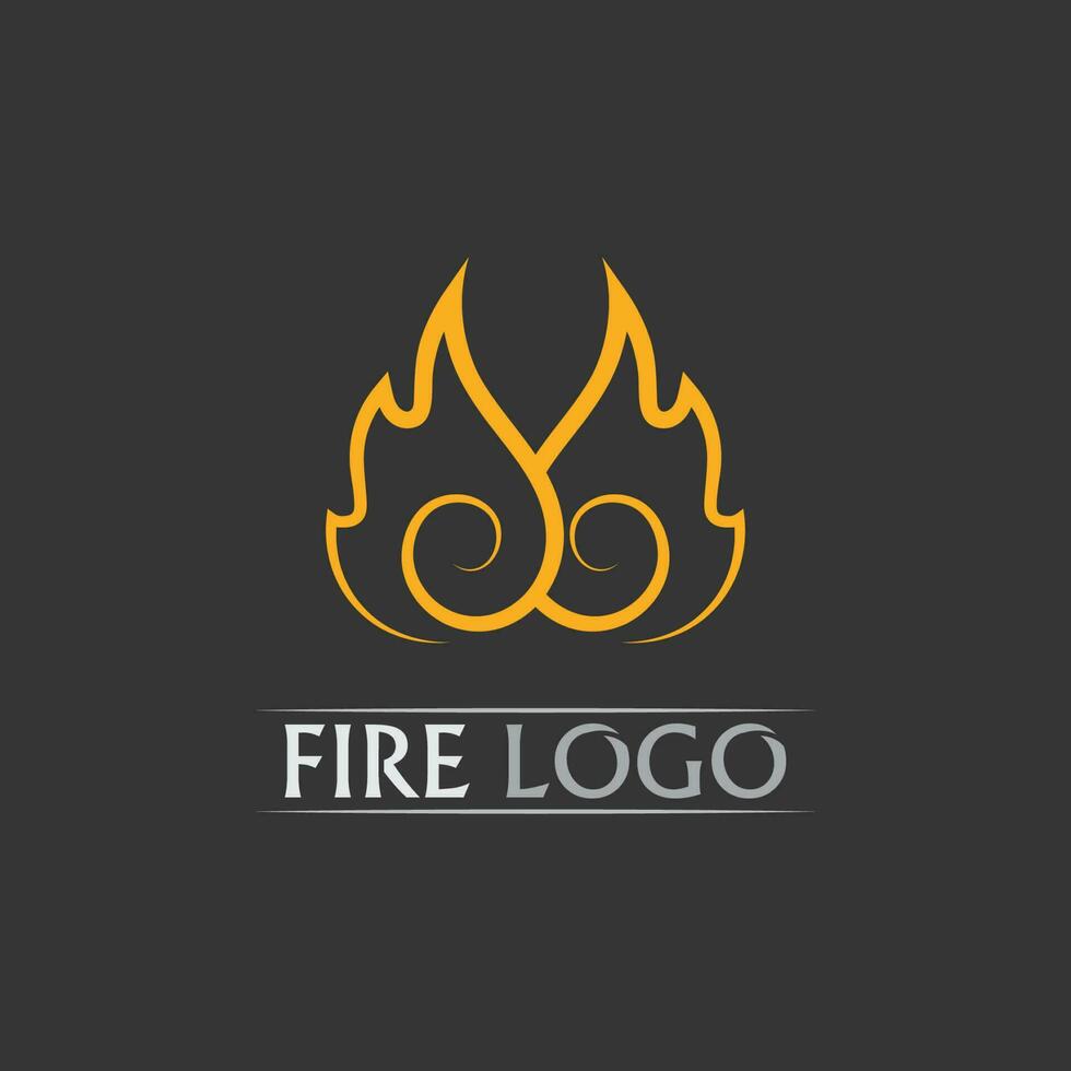 Feuerlogo und -ikone, heißes flammendes Elementvektorflammenillustrationsdesignenergie, warm, Warnung, Kochzeichen, Logo, Symbol, Licht, Kraftwärme power vektor