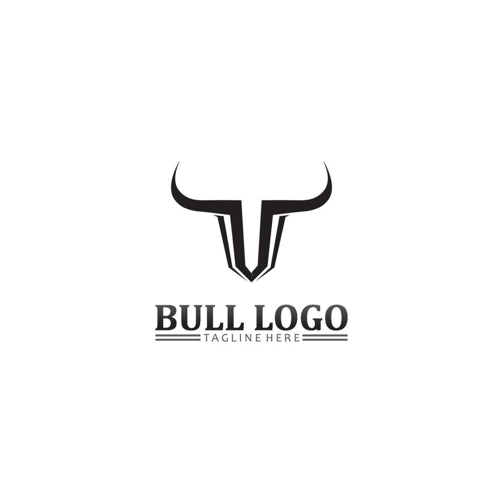 bull buffalo head, ko, animal maskot logo design vector for sport horn buffalo, animal, däggdjur, head logo, wild, matador