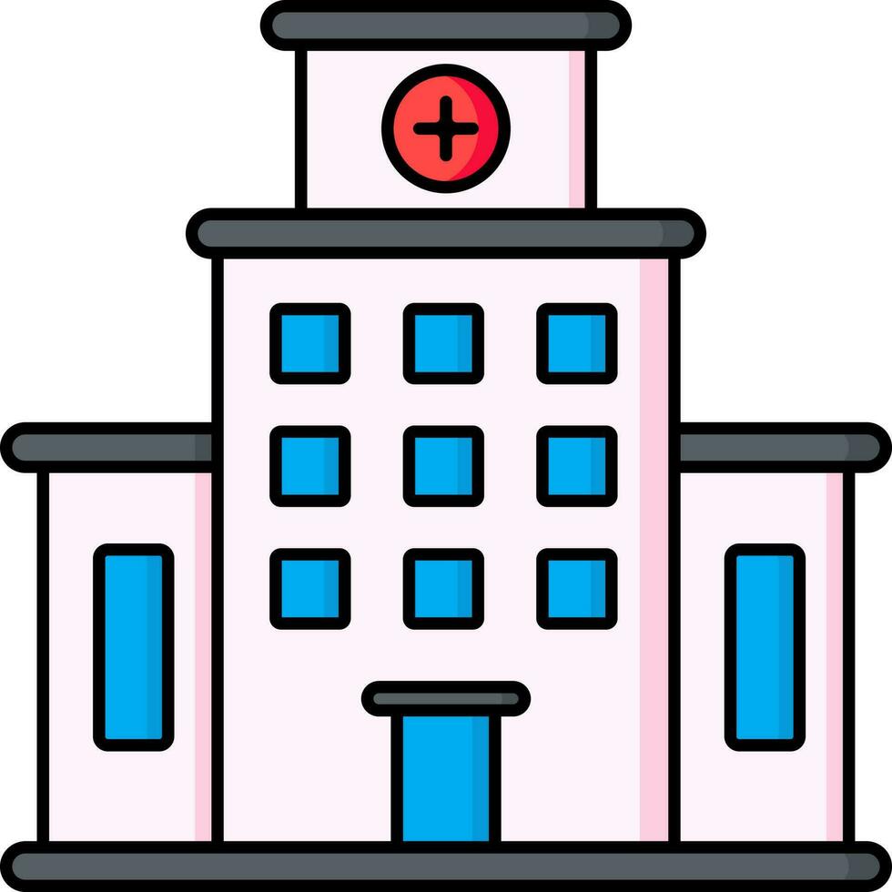 vektor illustration av sjukhus ikon.