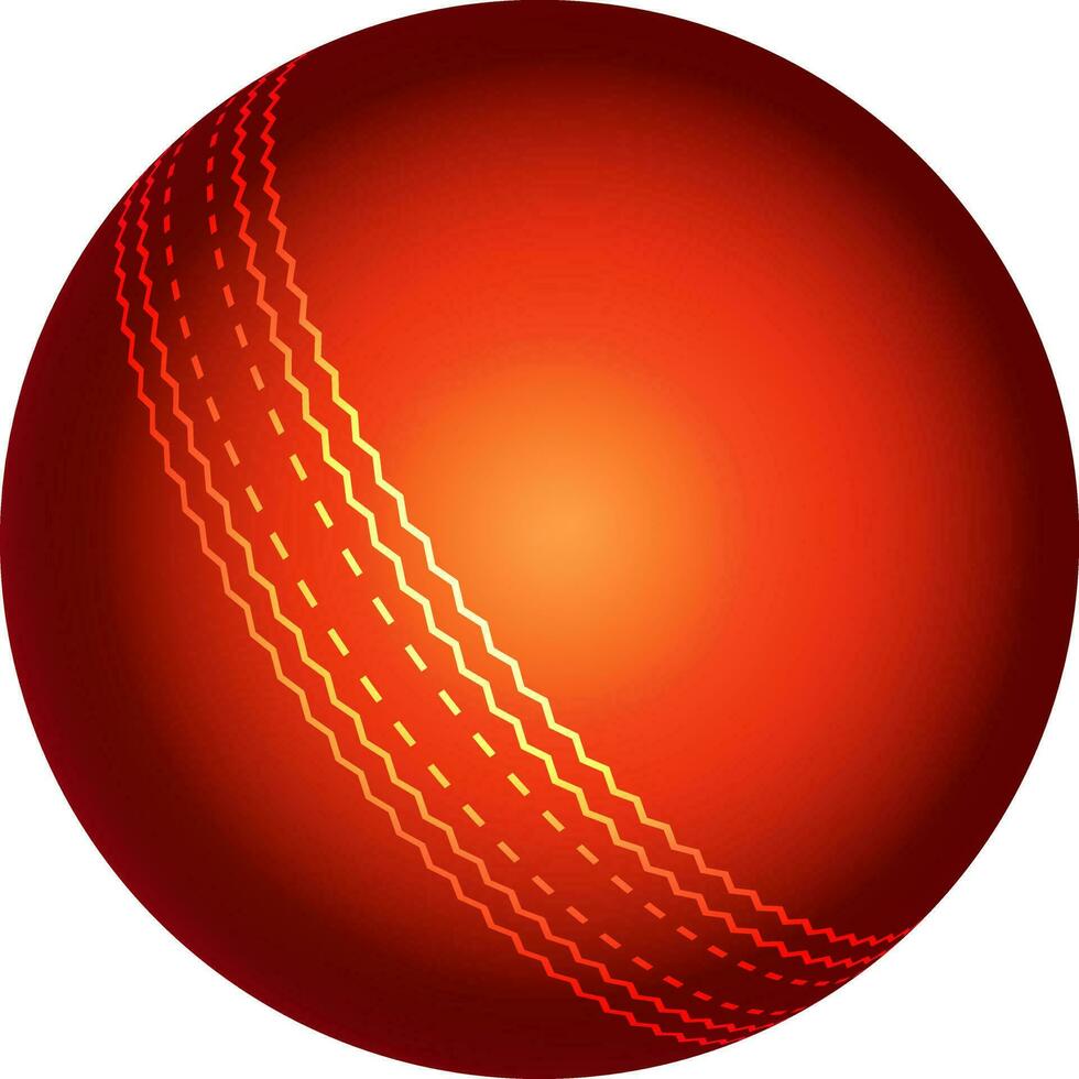 glänzend rot Ball Element auf Weiß Hintergrund. vektor