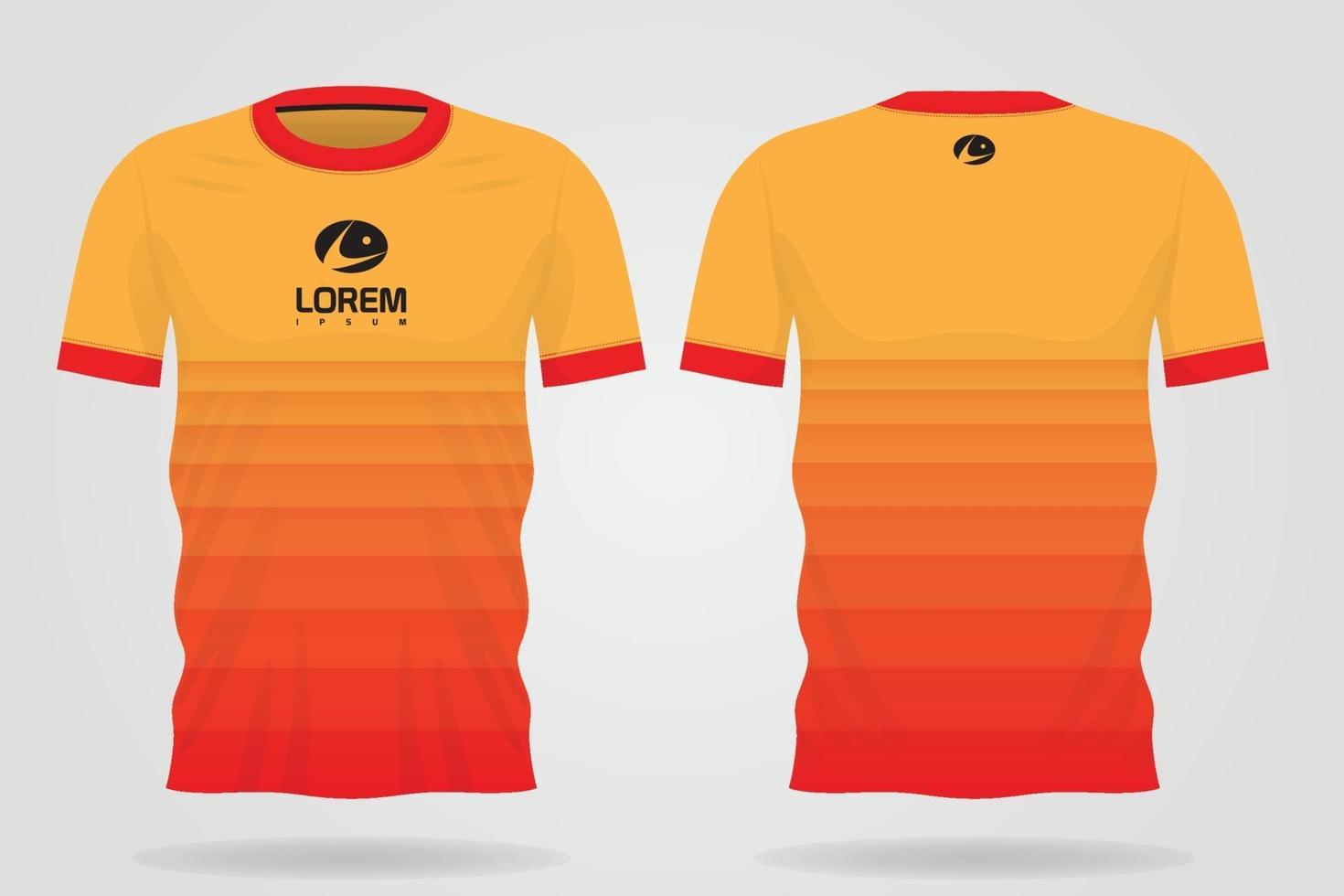 Sport Trikot zeitlich spät für Teamuniformen und Fußball-T-Shirt Design vektor