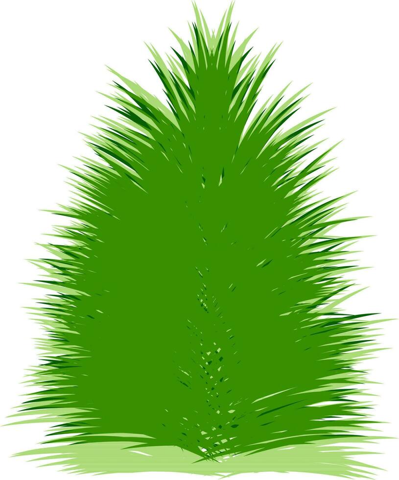 grön jul träd design. vektor