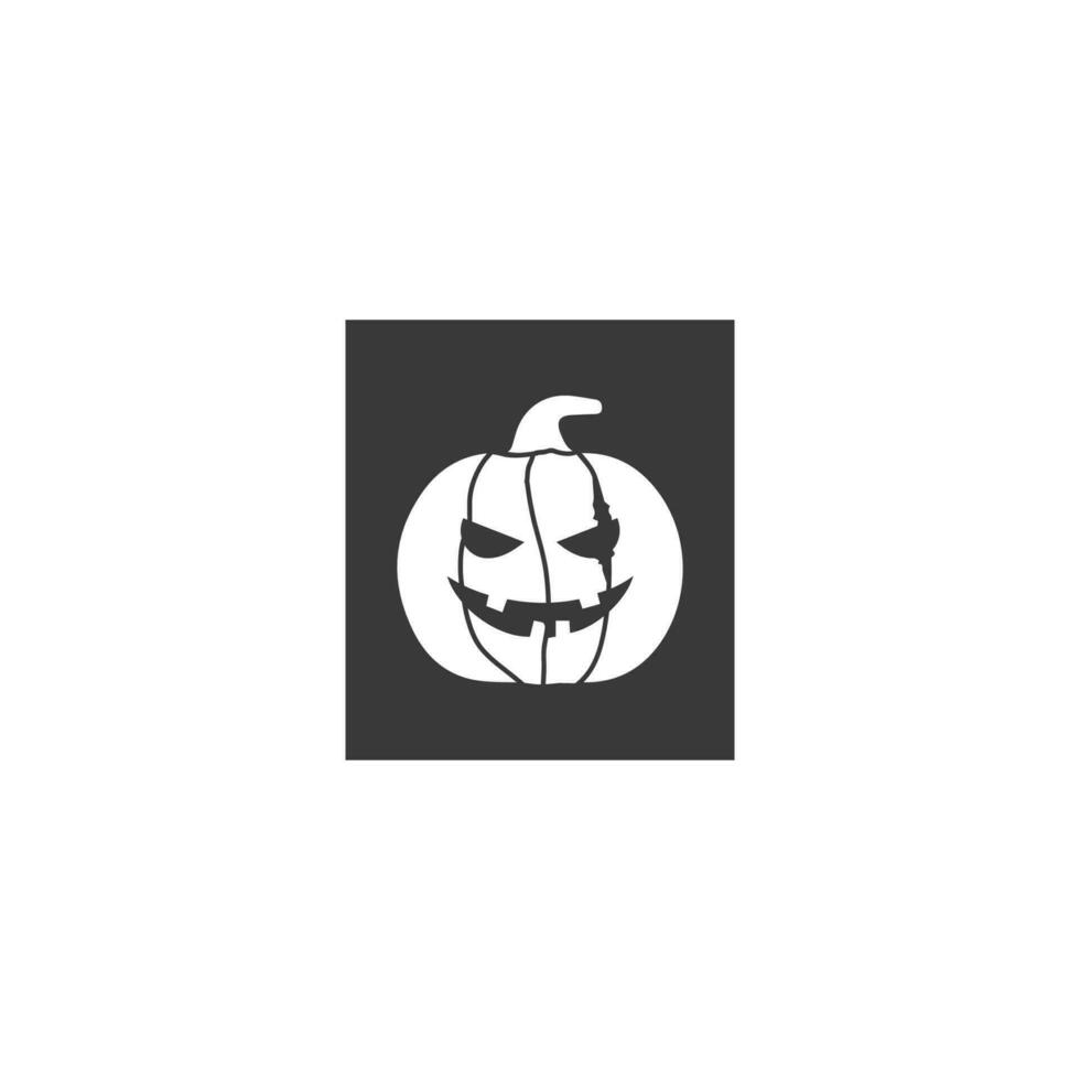 Vektorsymbol für Halloween-Grußkarte und Poster-Party-Zeichenkonzeptillustration mit Zeichen und Symbol vektor