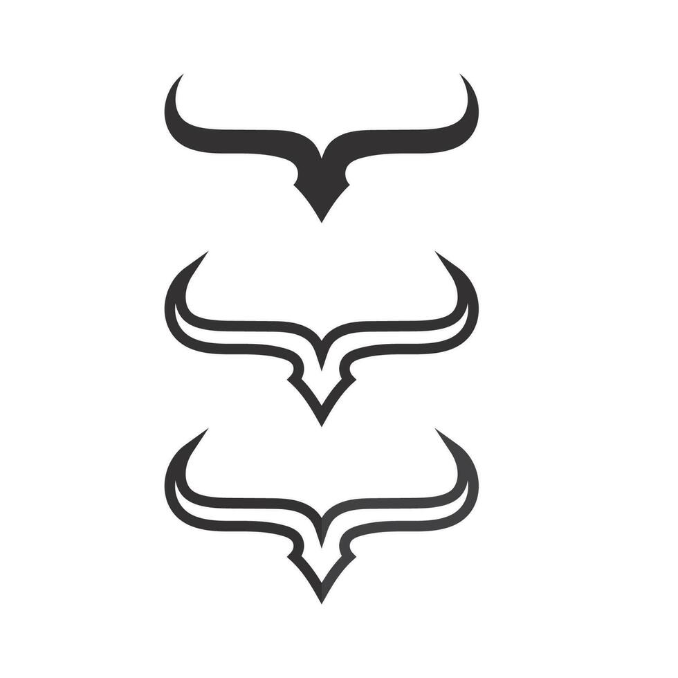 bull buffalo head ko djur maskot logo design vektor för sport horn buffalo djur däggdjur huvud logo vilda matador