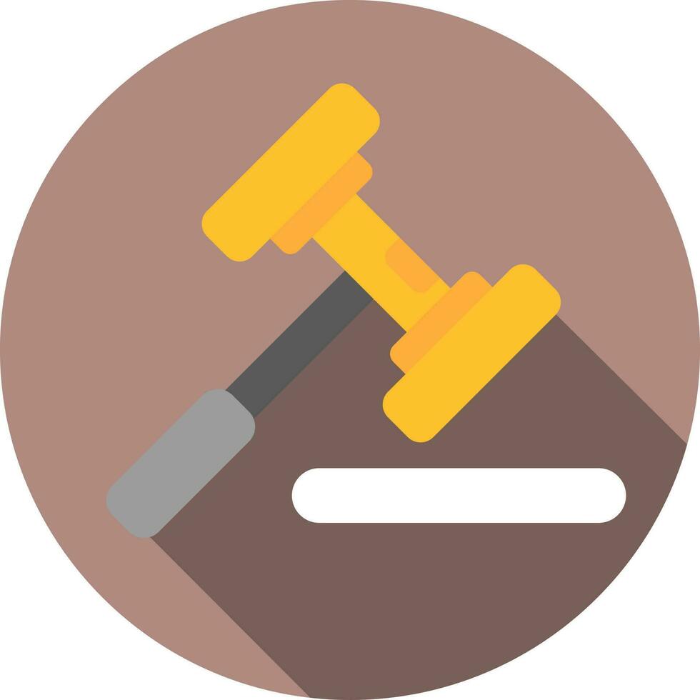 vektor illustration av hammare ikon.