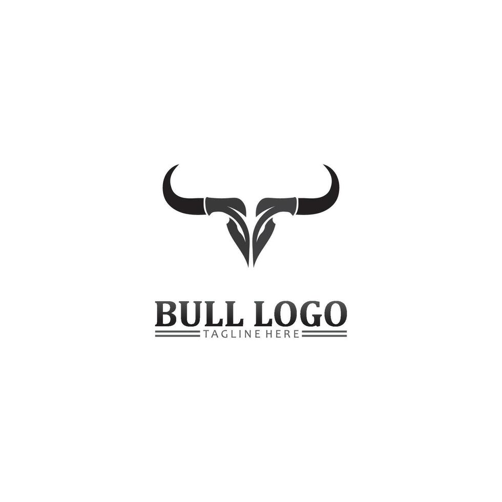 bull buffalo head, ko, animal maskot logo design vector for sport horn buffalo, animal, däggdjur, head logo, wild, matador