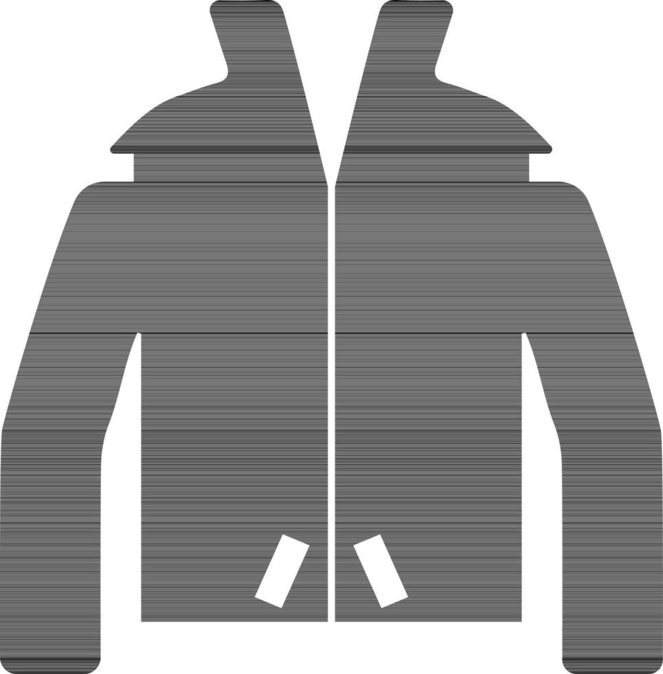 eben Illustration von ein Jacke. vektor