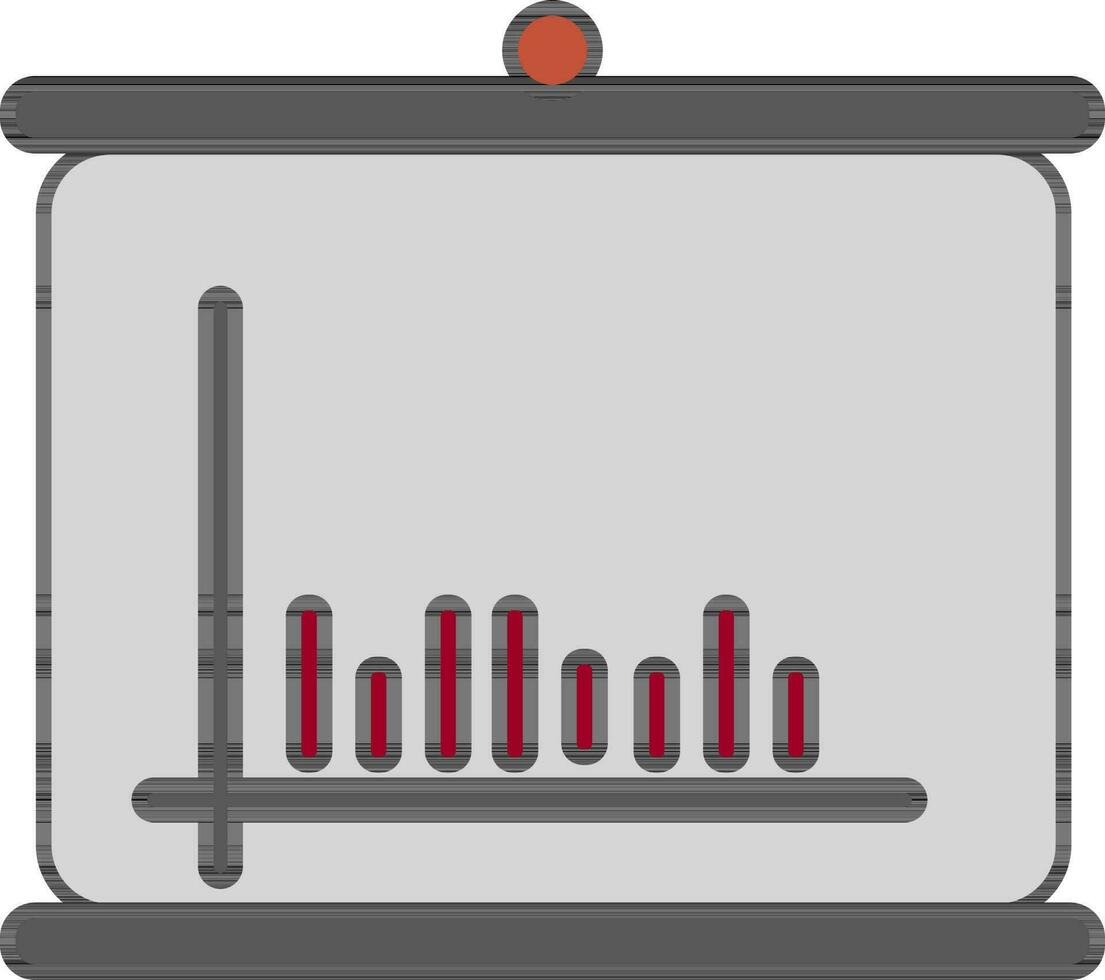 grau Farbe filzen Tafel Symbol. vektor