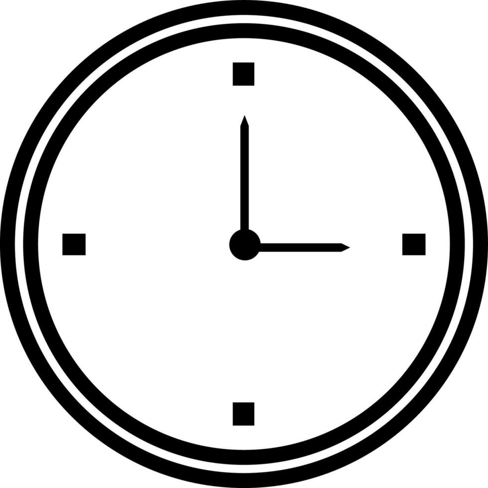 Vektor Illustration von ein Uhr.