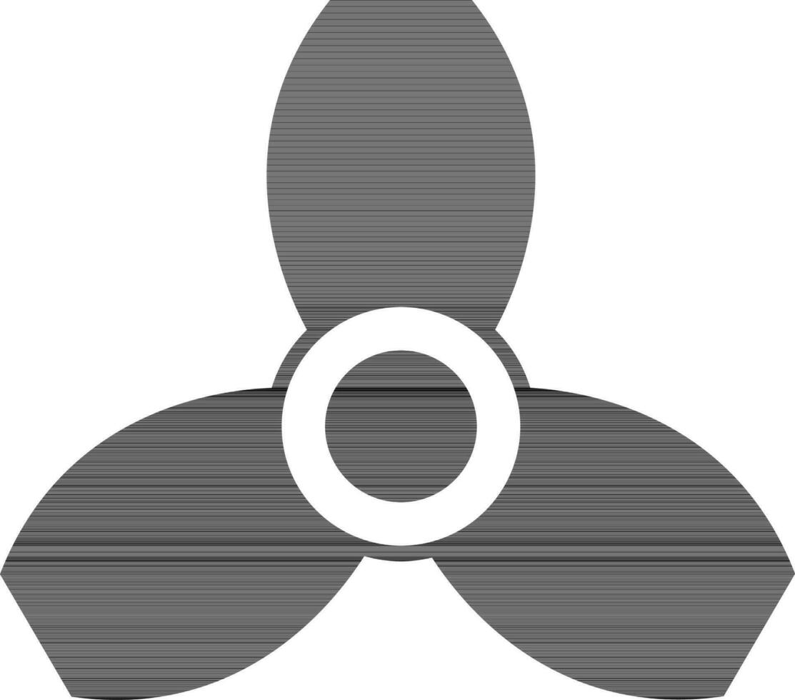 illustration av fläkt uppsättning ikon för spinnare begrepp. vektor