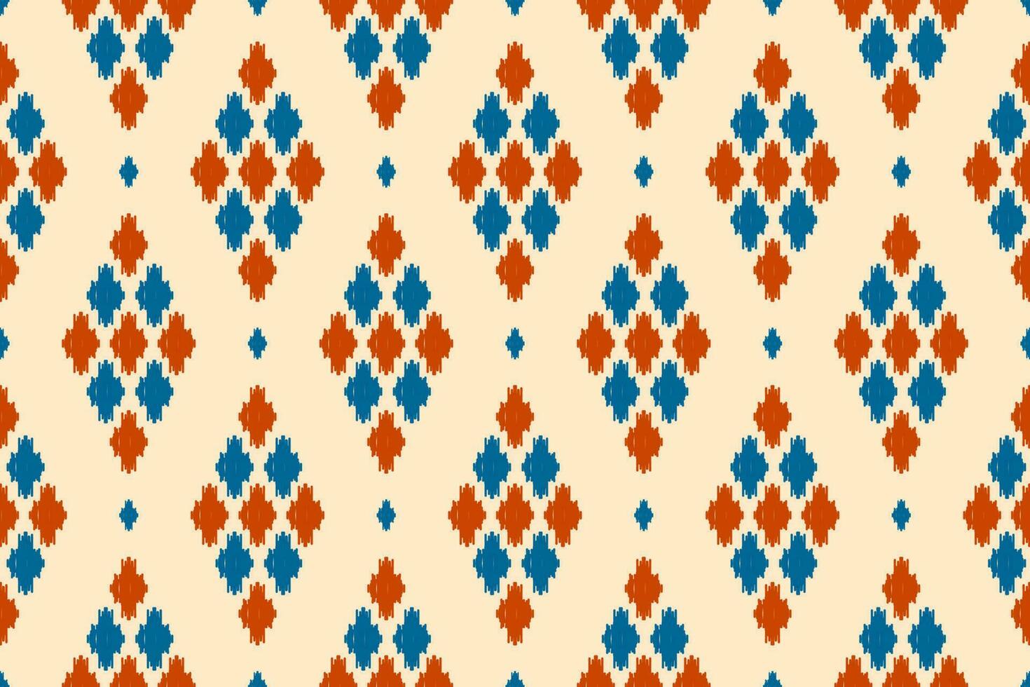 Motiv Ikat Muster Kunst. ethnisch nahtlos Muster traditionell. indisch Stil. vektor