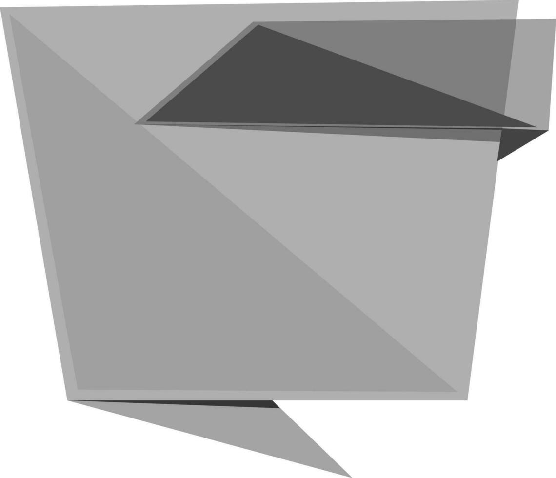 Illustration von ein grau und schwarz Schleife. vektor