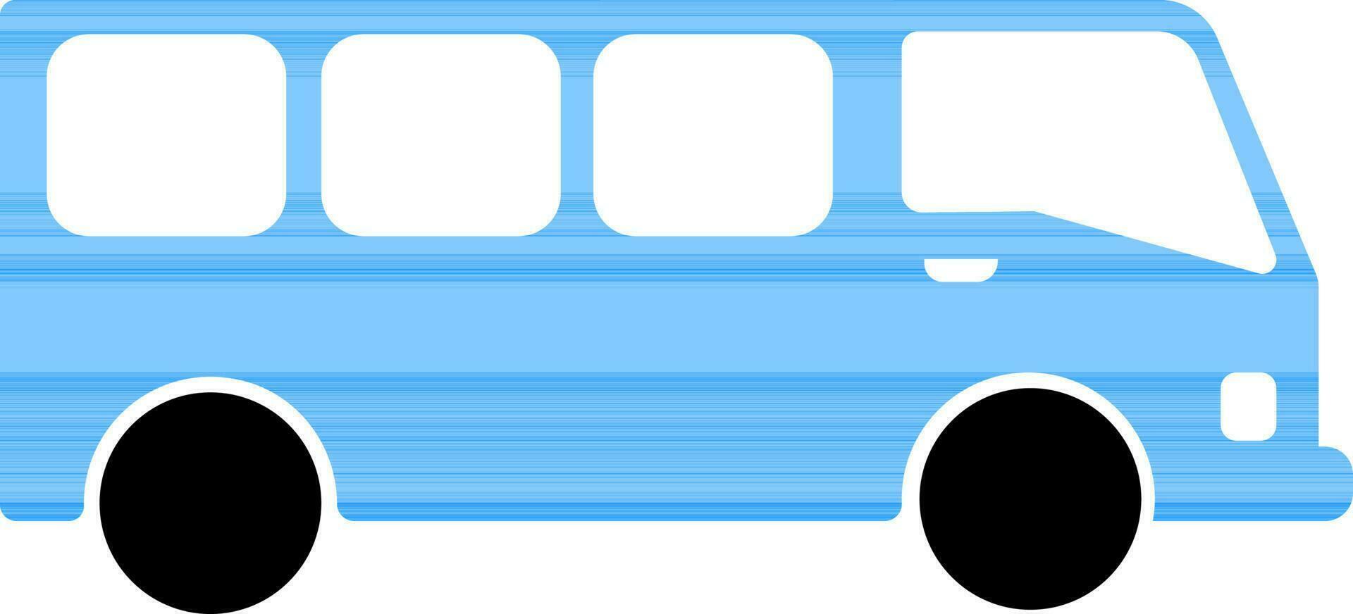 eben Zeichen oder Symbol von Bus. vektor