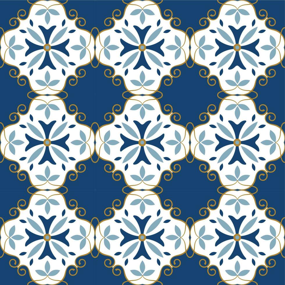 marockansk mönster. dekor bricka textur tiling sömlös mönster vektor