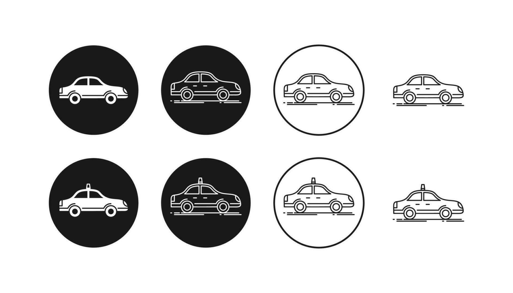 enkel bil ikon platt design lämplig för symbol, tecken och märke. vektor illustration