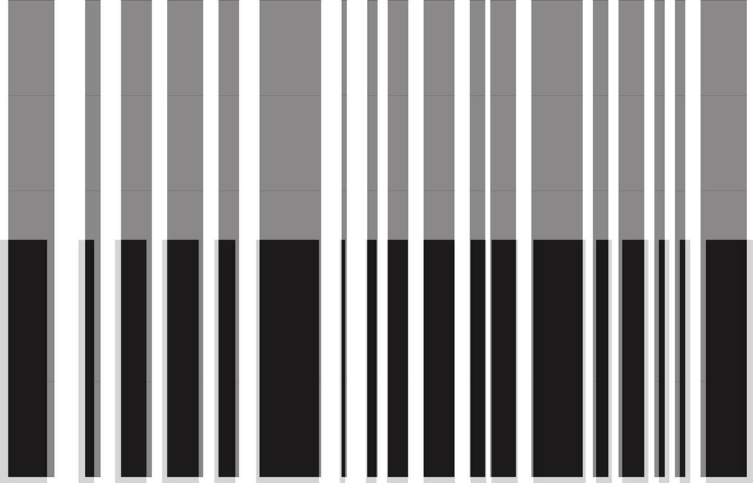 schwarz Bar Code im eben Stil. vektor