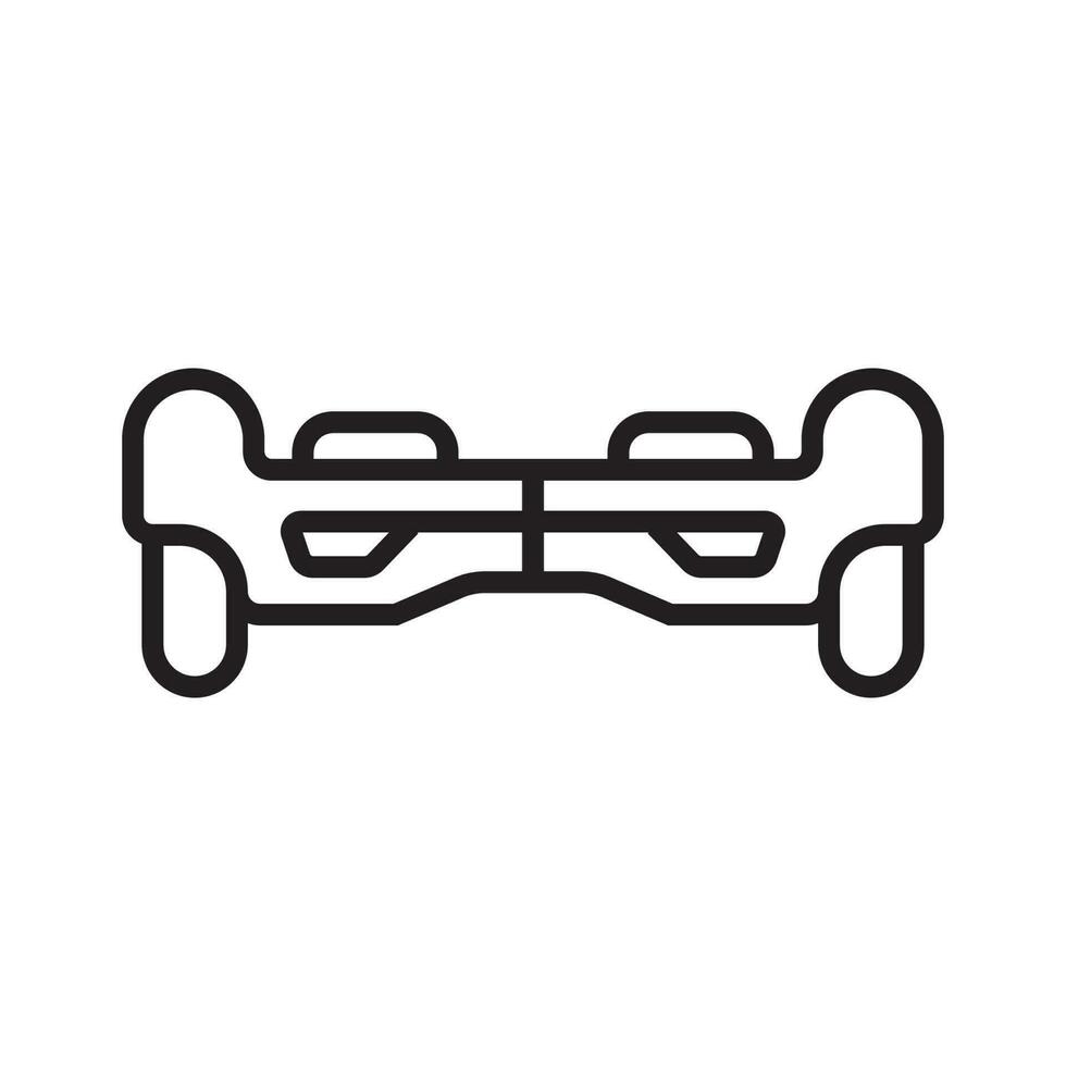 Hoverboard Symbol Vektor