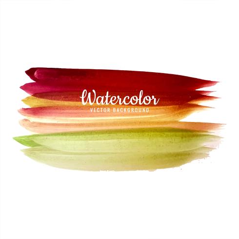 Hand gezeichnetes buntes Anschlagdesign des Aquarells vektor