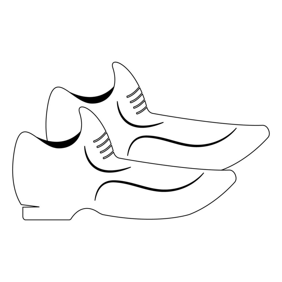 Schuhe Logo Vektor Illustration