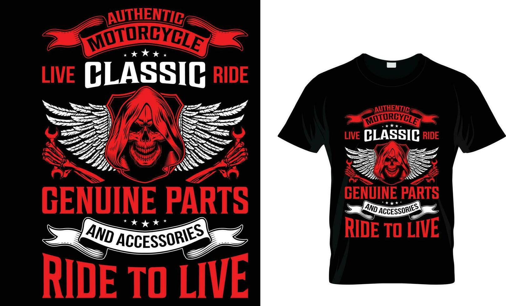 Motorrad T-Shirt Design, Motorrad t Hemd Design vektor